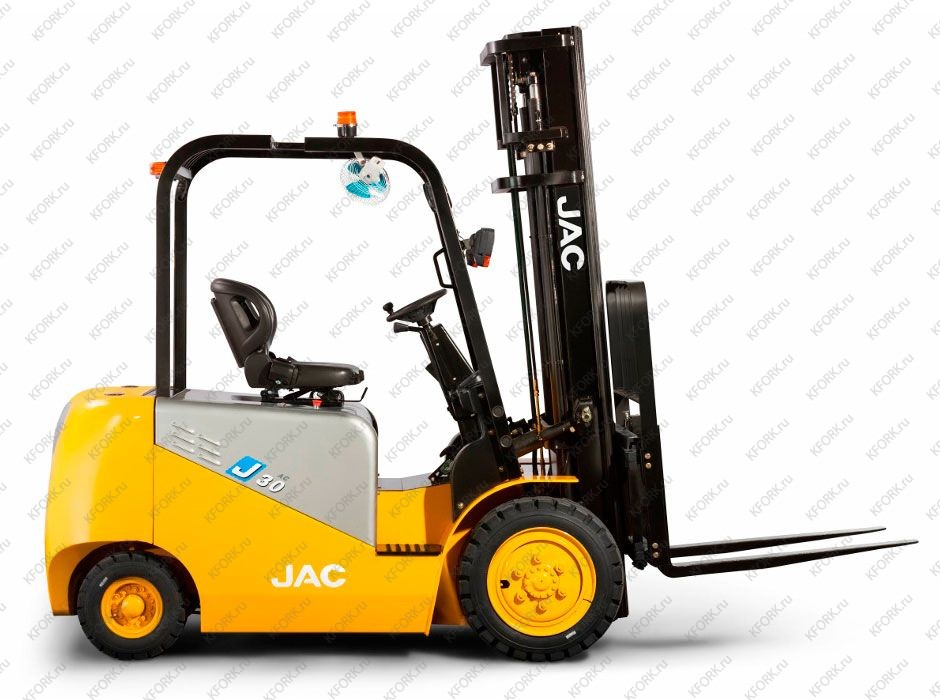 Электрический погрузчик JAC 3 т 500 Ач 4 опоры