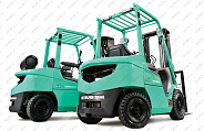 Вилочный автопогрузчик газ/бензин Mitsubishi FG30NT 3 тонны