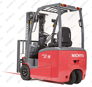 Электрический автопогрузчик Nichiyu 2 т 48/645 В/Ач 3 опоры