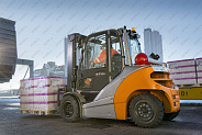 Вилочный погрузчик газ/бензин Still RX 70-50T/600 5 тонн